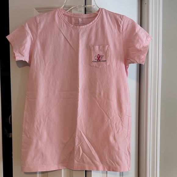 Vineyard Vines Other - Vineyard Vines Light Pink Kids Tee with Pocket
